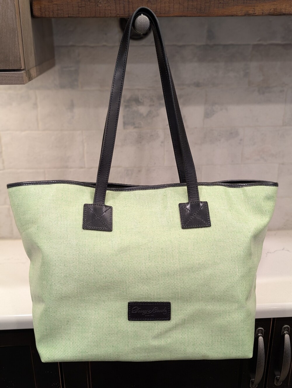 Dooney & Bourke Tote - GUC - Green 13.5x11.5 Inches